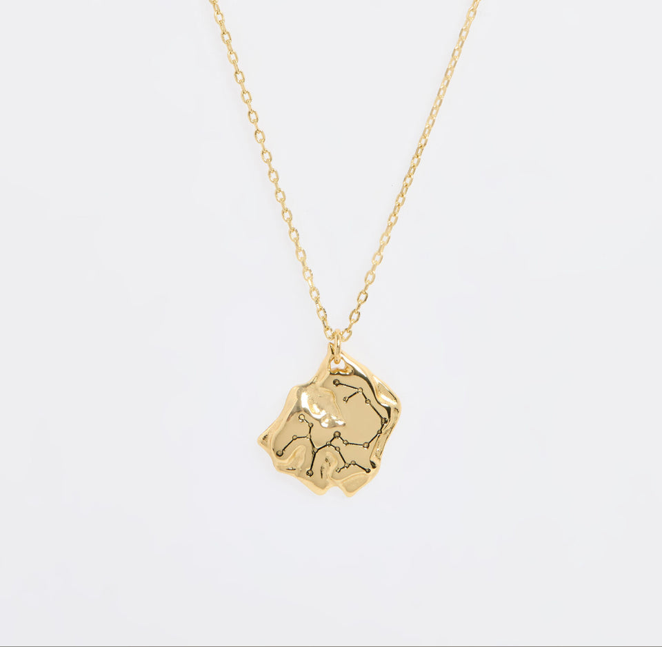 Adolfo Dominguez - Gold Tone Pendant Necklace